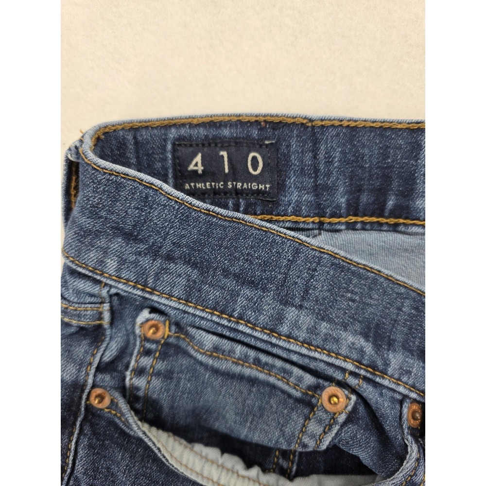 Lucky Brand 410 Athletic Straight Jeans Mens 34x29 Blue Stretch Denim - Picture 10 of 12